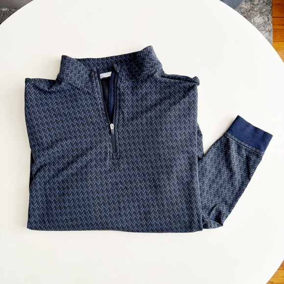 Tasc Performance Men’s 1/4 Zip Pullover Size Medium Blue Slim - Picture 2 of 7